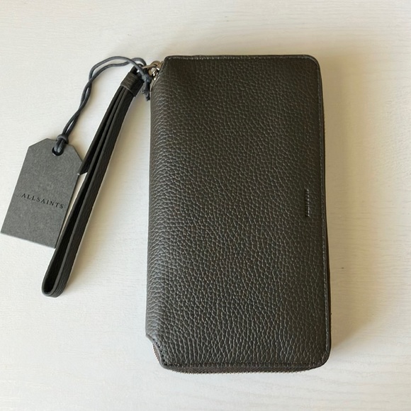 All Saints Fetch Leather Phone Wristlet (NWT) - Picture 5 of 11